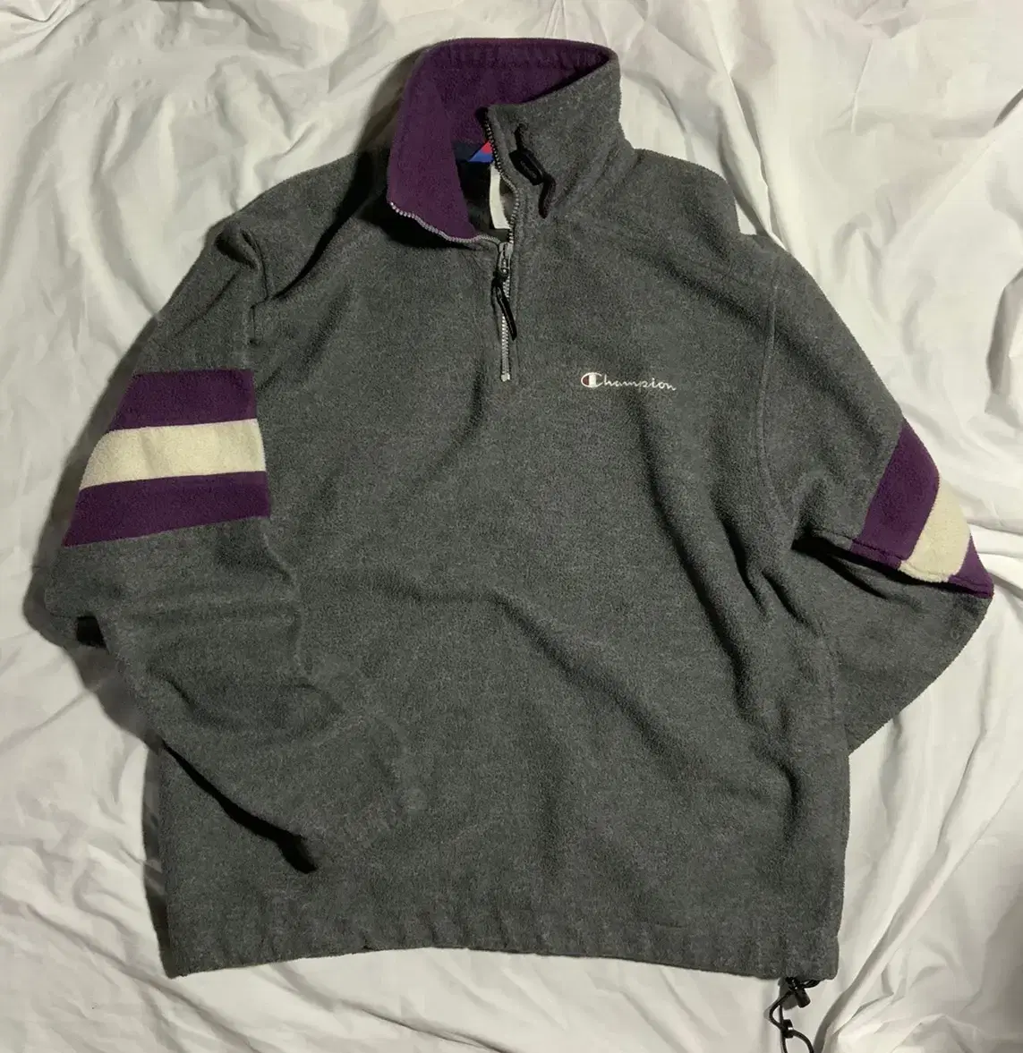 Champion half zip-up fleece Sz M